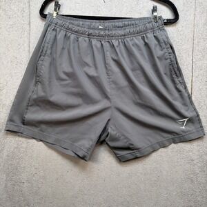 Gymshark Men's Training Shorts Gray Lightweight Athletic Gym Large